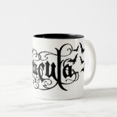 Tasse 2 Couleurs Dracula Halloween (Devant droit)