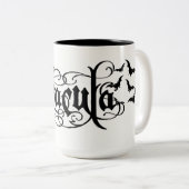 Tasse 2 Couleurs Dracula Halloween (Devant droit)
