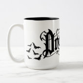 Tasse 2 Couleurs Dracula Halloween (Gauche)