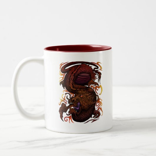 Tasse 2 Couleurs Dragon (Gauche)