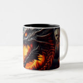 Tasse 2 Couleurs  Dragon (Devant droit)