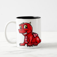 Dragon Bébé rouge mou
