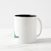 Tasse 2 Couleurs Dragon Bébé Vert (Devant droit)