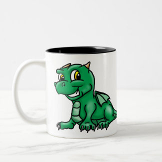 Tasse 2 Couleurs Dragon Bébé Vert