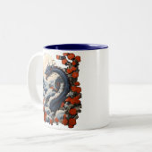 Tasse 2 Couleurs Dragon bleu 2024 (Devant gauche)
