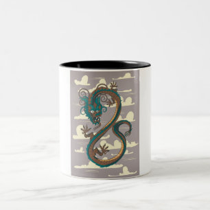 Tasse 2 Couleurs Dragon Chinois