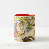 Tasse 2 Couleurs Dragon chinois et phoenix (Centre)