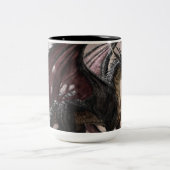 Tasse 2 Couleurs Dragon Dans La Grotte (Centre)
