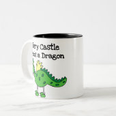 Tasse 2 Couleurs Dragon de château (Devant gauche)