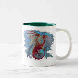 Tasse 2 Couleurs Dragon d'écarlate