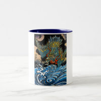 Dragon légendaire antique japonais oriental frais