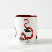 Tasse 2 Couleurs Dragon rouge-est (Centre)
