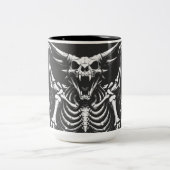 Tasse 2 Couleurs Dragon squelette par BurnsInHell (Centre)