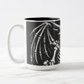 Tasse 2 Couleurs Dragon squelette par BurnsInHell (Gauche)