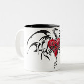 Tasse 2 Couleurs Dragon Tribal (Devant gauche)
