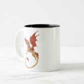 Tasse 2 Couleurs dragon volant (Devant gauche)