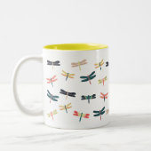 Tasse 2 Couleurs Dragonflies par Origami Prints (Gauche)