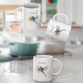Tasse 2 Couleurs Dragonfly Dreamscape, personnalisée
