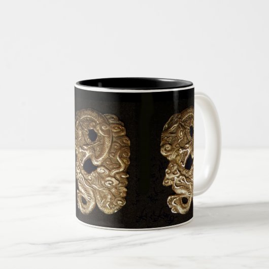 Tasse 2 Couleurs Dragons chinois (Devant droit)