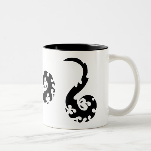 Tasse 2 Couleurs Dragons dansants (Droit)