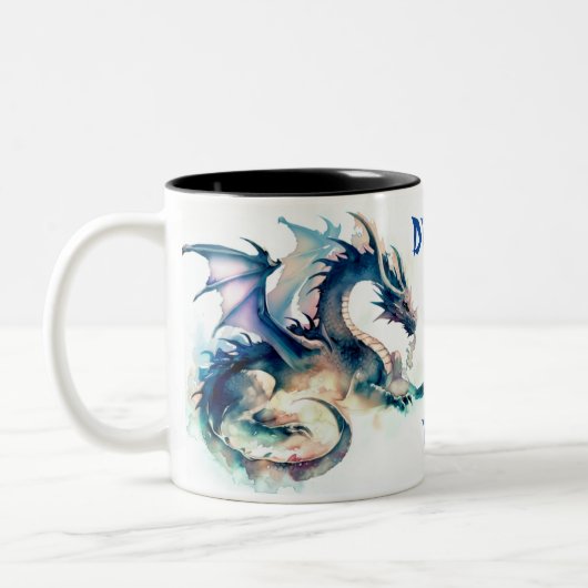 Tasse 2 Couleurs Dragons règle fun (Gauche)