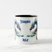 Tasse 2 Couleurs Dragons règle fun (Centre)