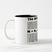Tasse 2 Couleurs Drake_Equation (Gauche)