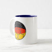 Tasse 2 Couleurs Drapeau allemand (Devant gauche)