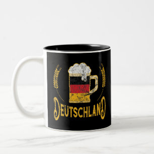 Tasse 2 Couleurs Drapeau allemand Deutschland Bière Lover Oktoberfe