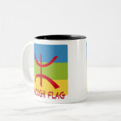 Tasse 2 Couleurs Drapeau Amazigh - Drapeau Amazigh Drapeau (Devant gauche)