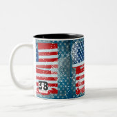Tasse 2 Couleurs Drapeau américain (Gauche)