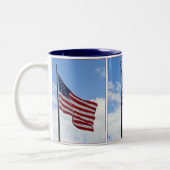 Tasse 2 Couleurs Drapeau américain (Gauche)