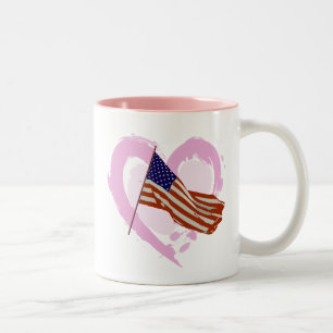 Tasse 2 Couleurs Drapeau américain