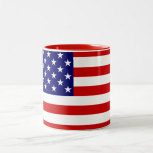 Tasse 2 Couleurs Drapeau américain