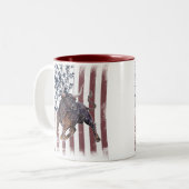 Tasse 2 Couleurs Drapeau américain (Devant gauche)