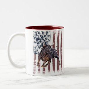 Tasse 2 Couleurs Drapeau américain