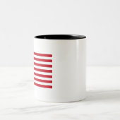 Tasse 2 Couleurs Drapeau américain (Centre)
