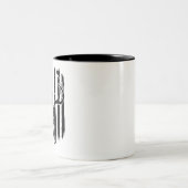 Tasse 2 Couleurs Drapeau américain de chasse (Centre)