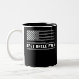 Tasse 2 Couleurs Drapeau américain du meilleur oncle