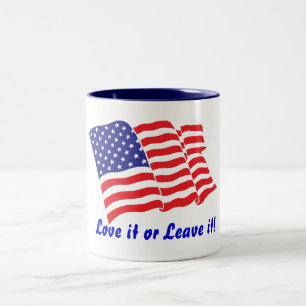 Tasse 2 Couleurs Drapeau américain/États-Unis