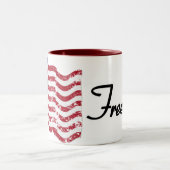 Tasse 2 Couleurs Drapeau américain - Liberté ! -usagé (Centre)
