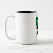Tasse 2 Couleurs Drapeau américain portugais (Gauche)