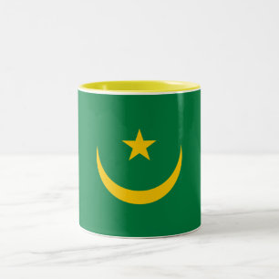 Tasse 2 Couleurs Drapeau ancien de Mauritanie