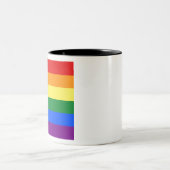 Tasse 2 Couleurs Drapeau arc-en-ciel (Centre)