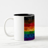 Tasse 2 Couleurs Drapeau arc-en-ciel Abstrait (Gauche)