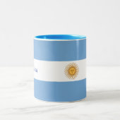 Tasse 2 Couleurs Drapeau argentin (Centre)