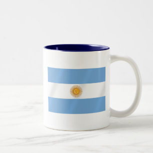 Tasse 2 Couleurs Drapeau argentin des cadeaux de l'Argentine