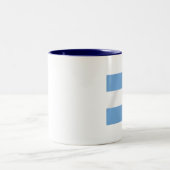 Tasse 2 Couleurs Drapeau argentin des cadeaux de l'Argentine (Centre)