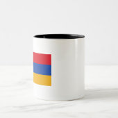 Tasse 2 Couleurs Drapeau Arménie (Centre)