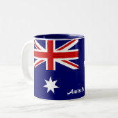 Tasse 2 Couleurs Drapeau Australie (Devant gauche)